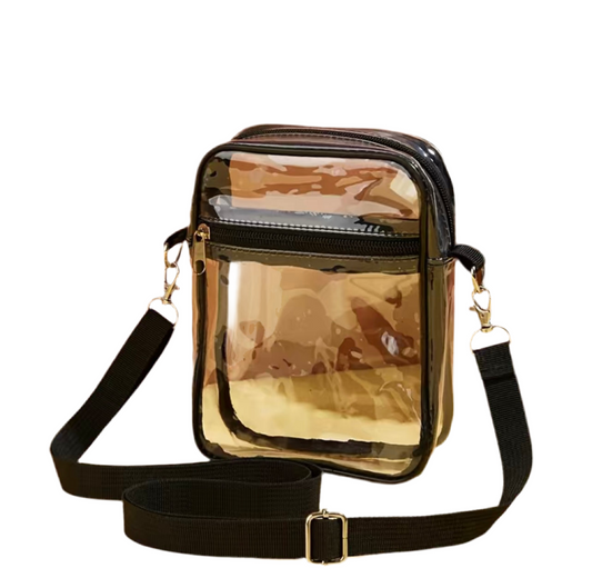 Clear crossbody purse